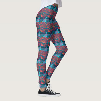 Leggings Travel, un Motif Abstrait