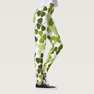 Leggings Trèfle vert dans une variété de nuances