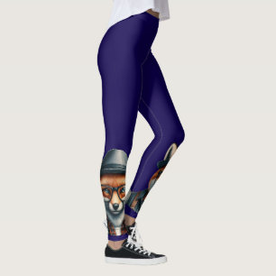 Leggings Trendy Fox Character