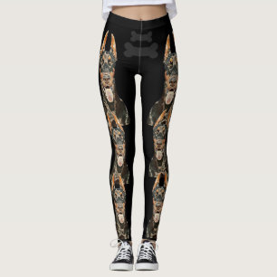 Leggings très Cool Black Doberman Pinscher