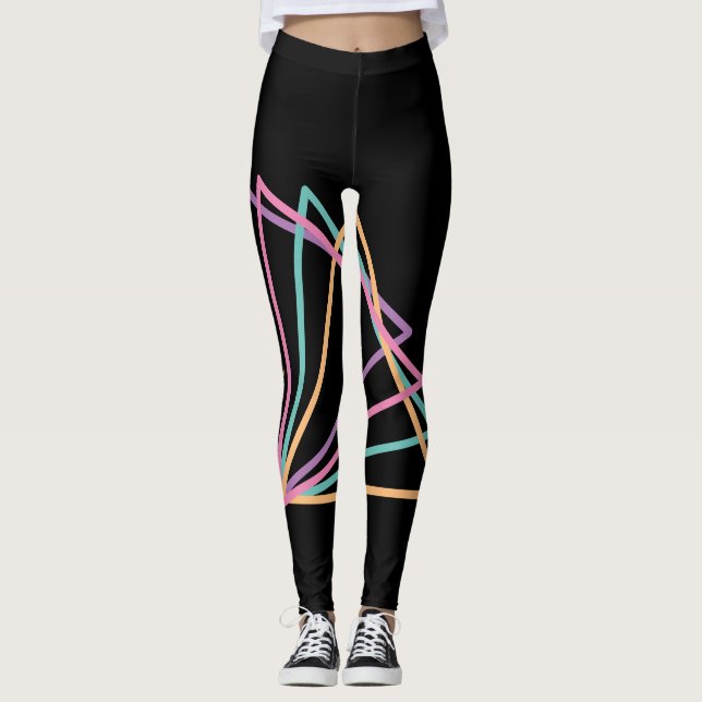 Leggings Triangle de quadruple (Devant)