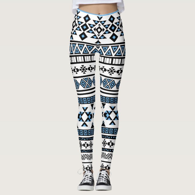 Leggings Triangle ethnique Motif Navajo géométrique (Devant)
