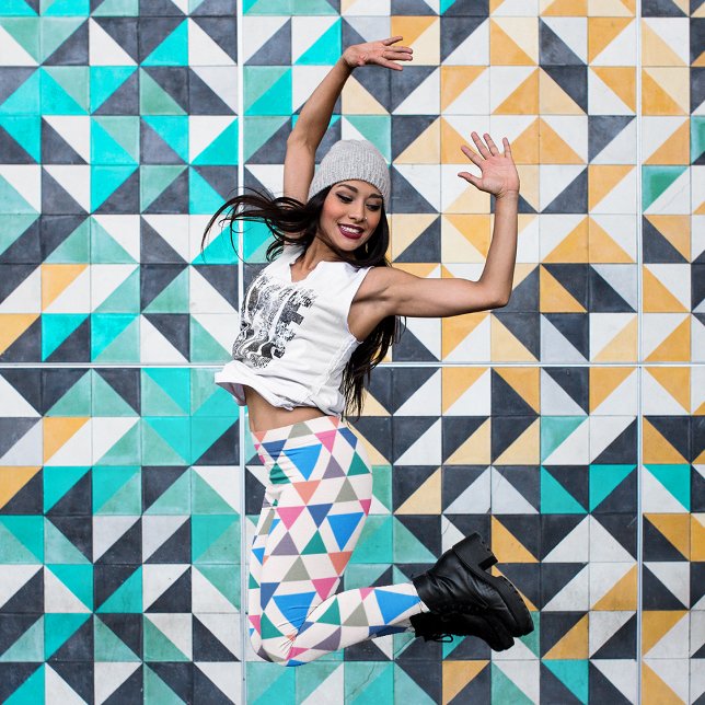 Leggings Triangle multicolore (Créateur téléchargé)