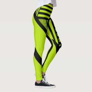 Leggings Triangle - Vert chaux