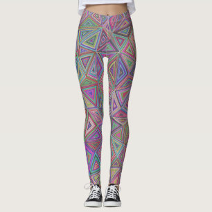leggings triangles pastel