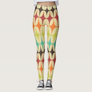 Leggings Triangles rétro : retour arrière Motif géométrique
