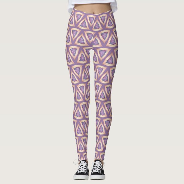 Leggings triangles texturés (Devant)