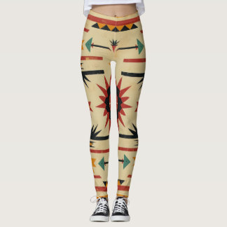 Leggings Tribal vintage avec flèches