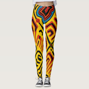Leggings Tribaux Colorés