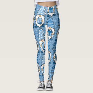 Leggings trios de Hanoukka Gnomes
