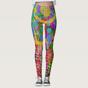 Leggings Trippy Abstrait