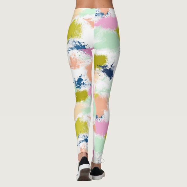 Leggings Trucs, peintures, peinture à l'huile (Dos)