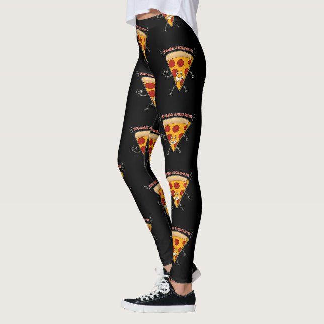 Leggings Tu veux une pizza de moi?!?! (Gauche)