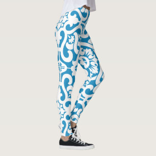 Leggings Tuiles bleues portugaises 1