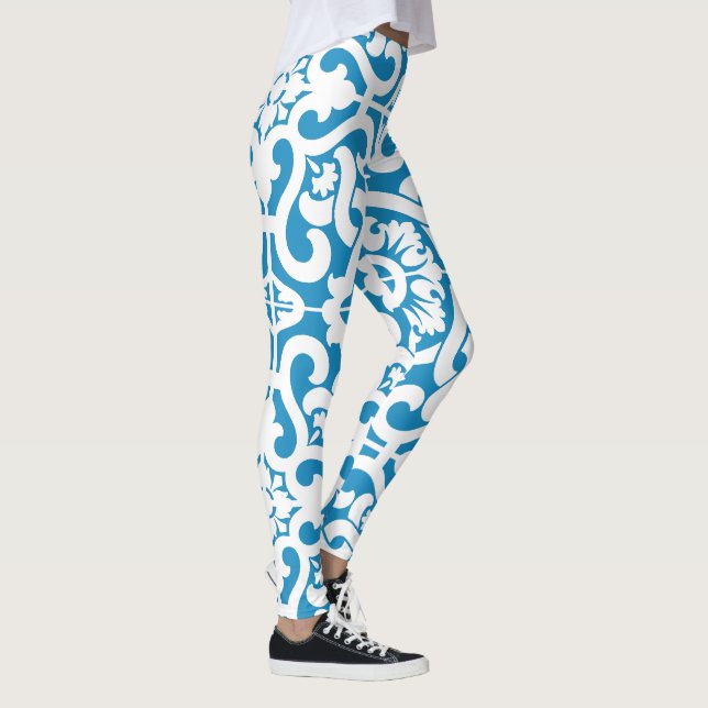 Leggings Tuiles bleues portugaises 1 (Droite)
