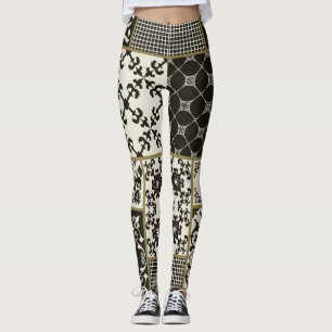 Leggings Tuiles de Majolica Motifs islamiques.