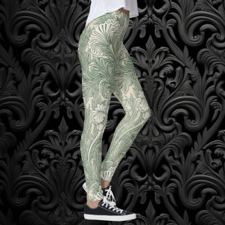 Leggings Tulipe par William Morris, Art floral vintage