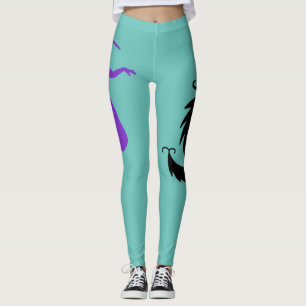 Leggings Turquoise des jambières de Siren Dragons