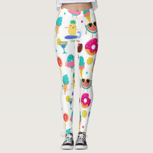 Leggings Tutti Fruitti Glaces aux Fruits d'Été