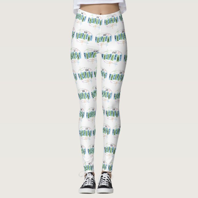 Leggings Type rétro du destinataire de la transplantation c (Devant)
