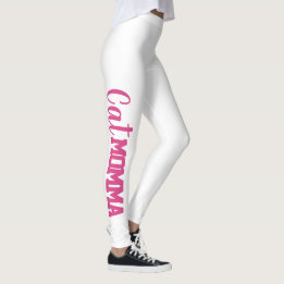 Leggings typographie de CAT MOMMA amusante |
