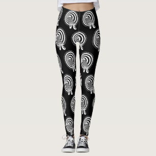 Leggings Typographie du trou noir du jour Pi