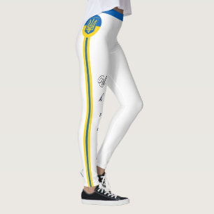 Leggings Ukraine & Ukrainien Drapeau mode, fan de voyage/sp