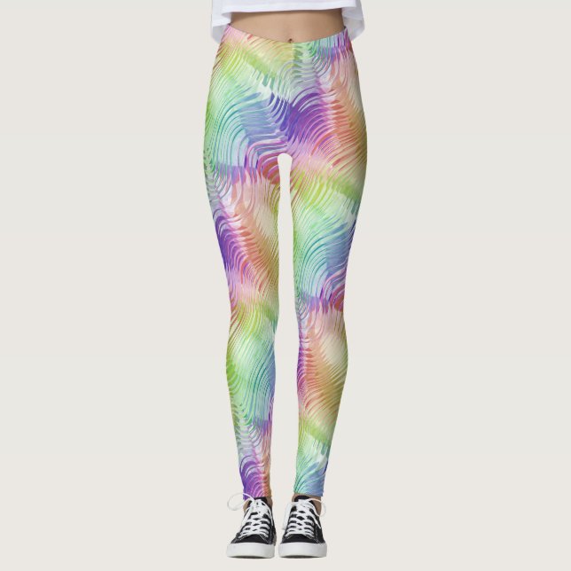 Leggings ultradeluxe à ondes pluviales : (Devant)