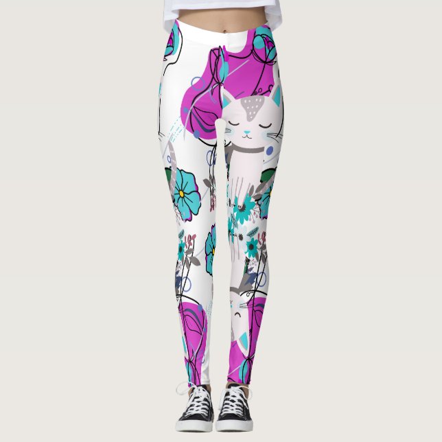 Leggings Un design coloré tendance (Devant)
