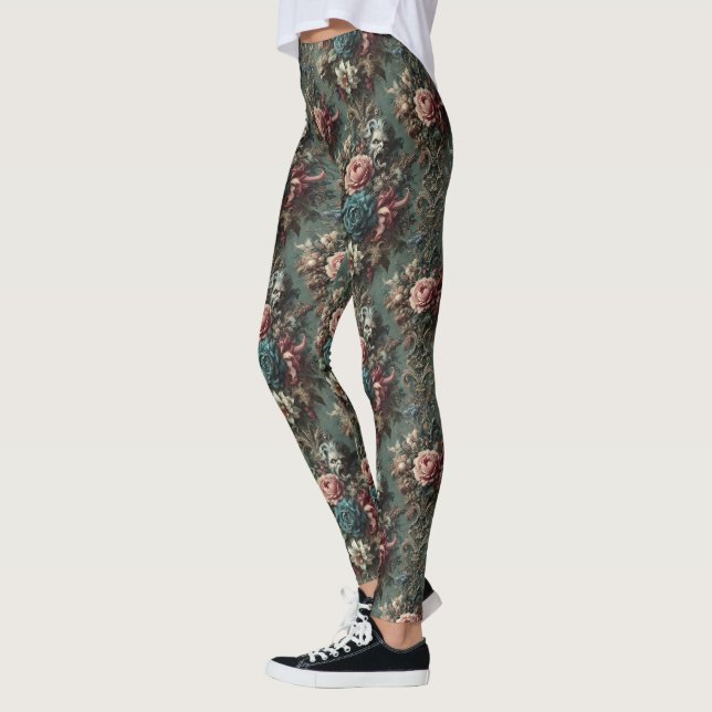 Leggings Un Dirge Dérangé - Victorien Gothique (Gauche)