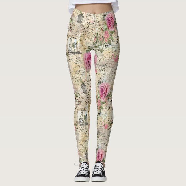 Leggings Un Ephémère français série 1 (Devant)