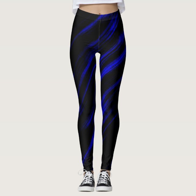 Leggings Un filet bleu (Devant)