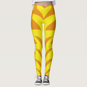 Leggings Un jaune orange vif "Ratti_Creative_Arts"