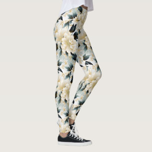 Leggings Un Mariage Floral Series Design 7