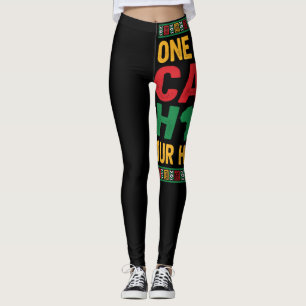 Leggings Un mois peut tenir notre histoire Black Pride Afri
