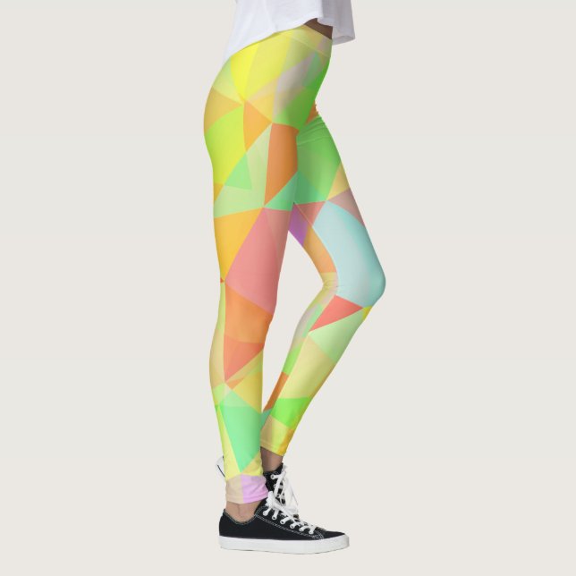 Leggings Un Motif moderne géométrique multicouleur (Droite)