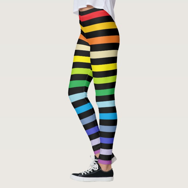 Leggings Un plus large arc-en-ciel de spectre et des (Gauche)