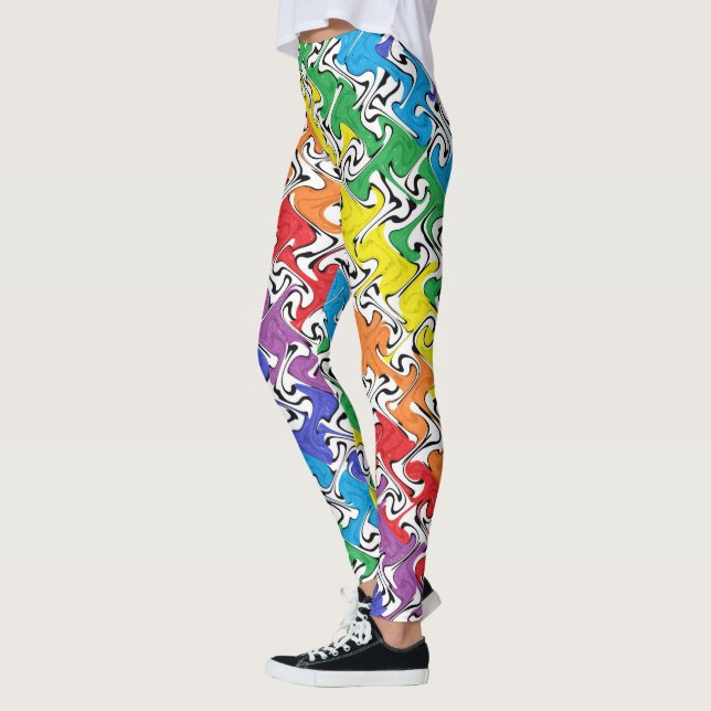 Leggings Un résumé coloré (Gauche)