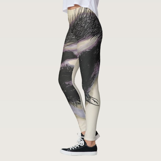 Leggings 'Un souvenir dans l'obscurité' Tableau sur un (Gauche)