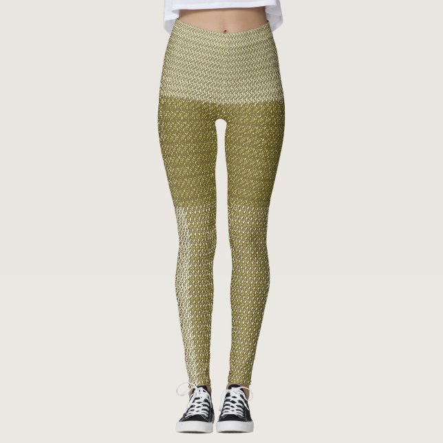 Leggings Un tapis rectangulaire avec un motif géométrique c (Devant)