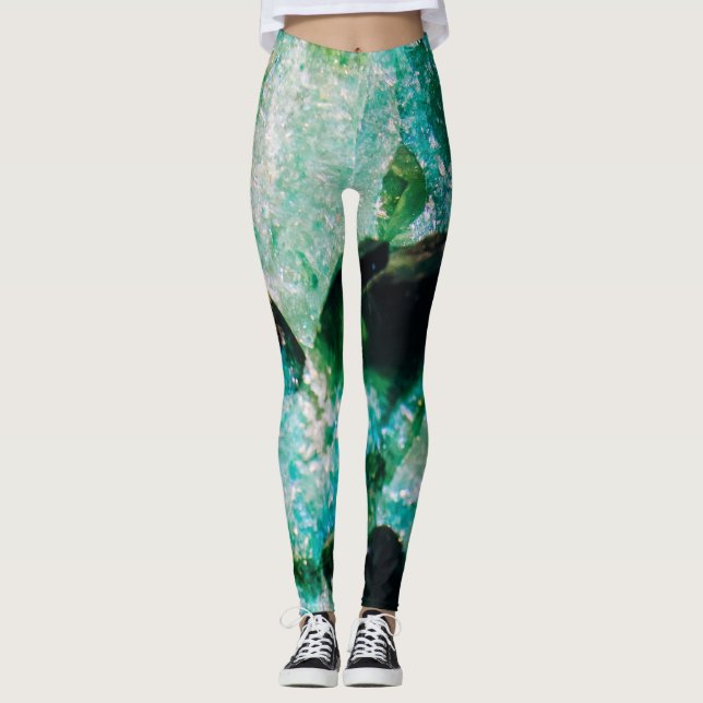 Leggings Une Aura d'Émeraudes (Devant)