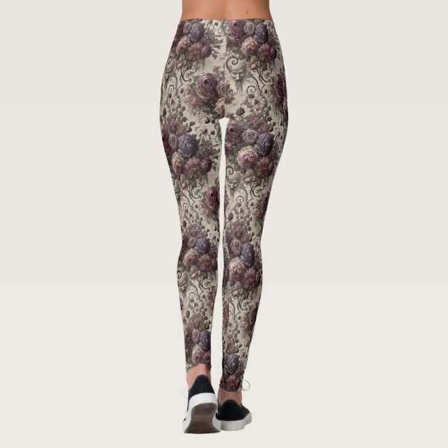 Leggings Une Délicate Répulsion - Gothique victorien (Dos)