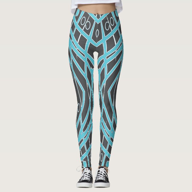 Leggings Une élégante tradition "Ratti_Creative_Arts" (Devant)
