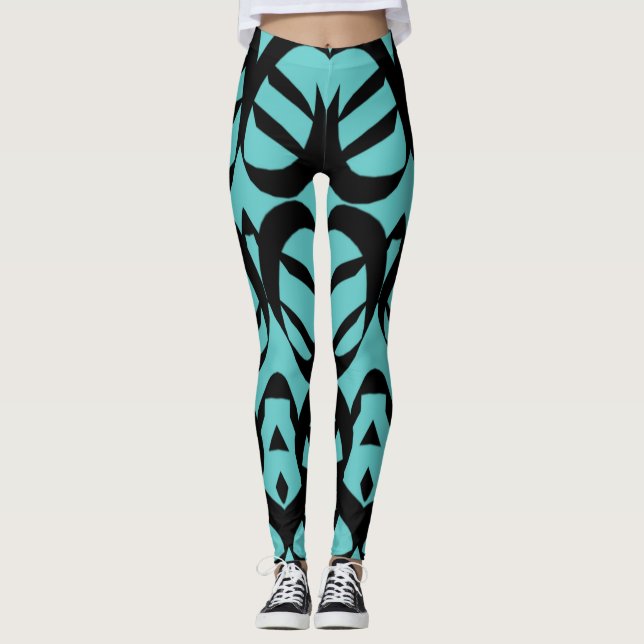 Leggings Une élégante tradition "Ratti_Creative_Arts" (Devant)