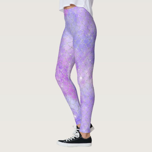 Leggings Une galaxie de sirène Série Design 3 (Gauche)