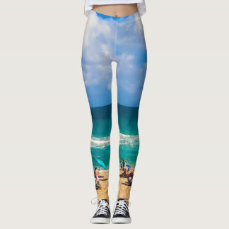 Leggings Une journée à la plage