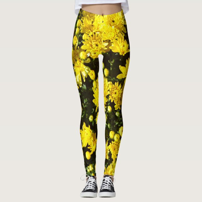 Leggings Une multitude de mamans jaunes (Devant)