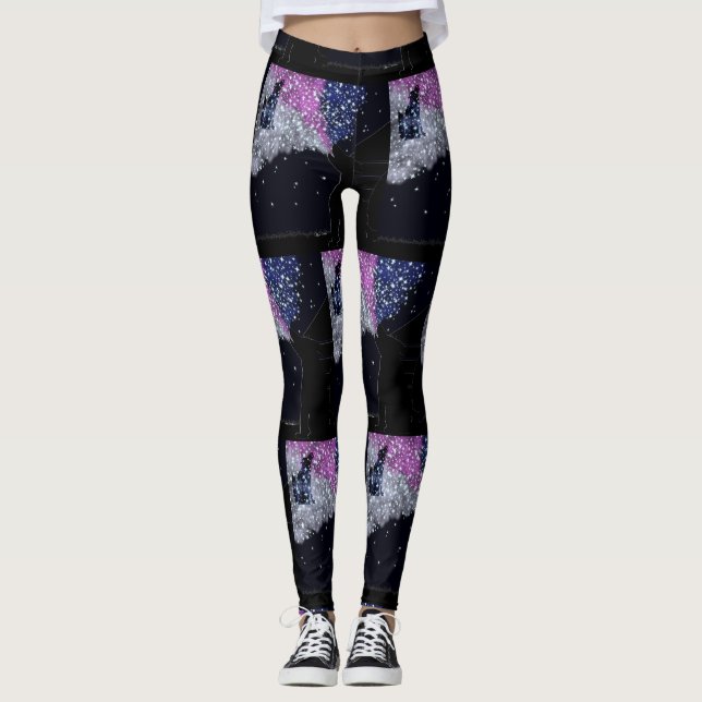 Leggings Une nuit d'été avec Sirius (Devant)