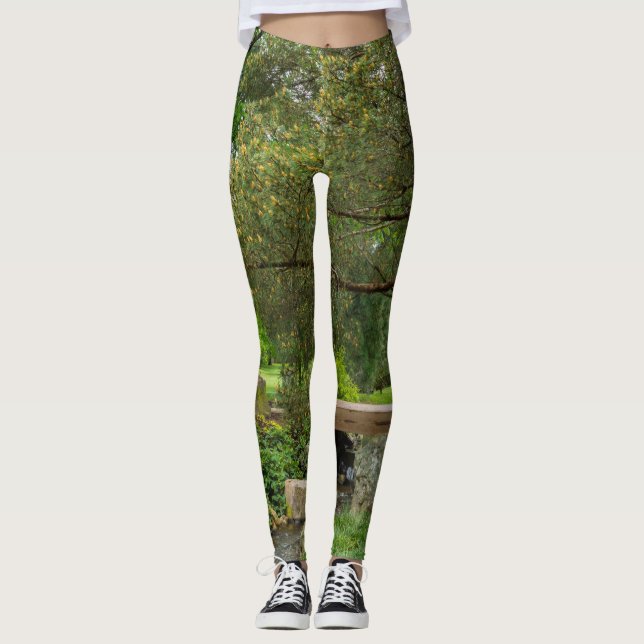 Leggings Une promenade printanière (Devant)