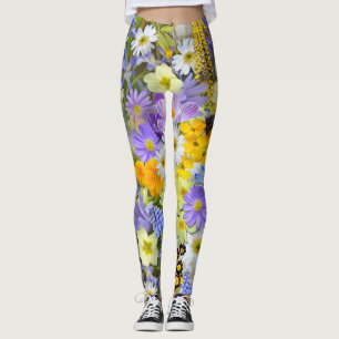 Leggings Une rafale de légendes de fleurs